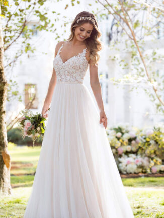 Women’s A Line Sleeveless Wedding Dresses For Bride