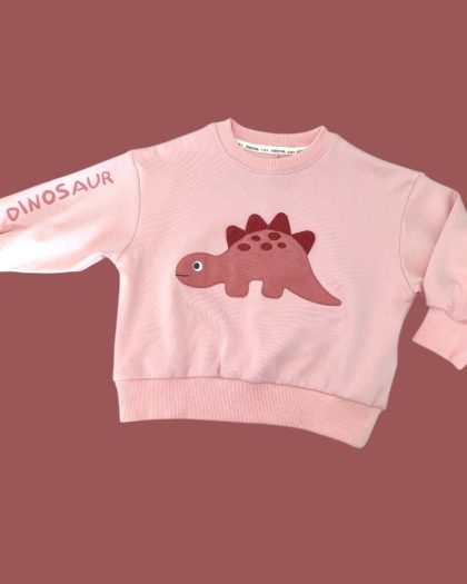 Megztinis ,,Dinozauras" (rožinis)